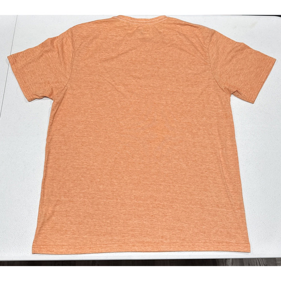 Kennebunkport Spell Out Mens Orange T-Shirt Size L Short Sleeve Tee by League - Picture 2 of 9
